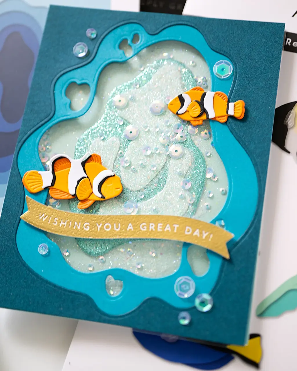 Ocean Windows Shaker card