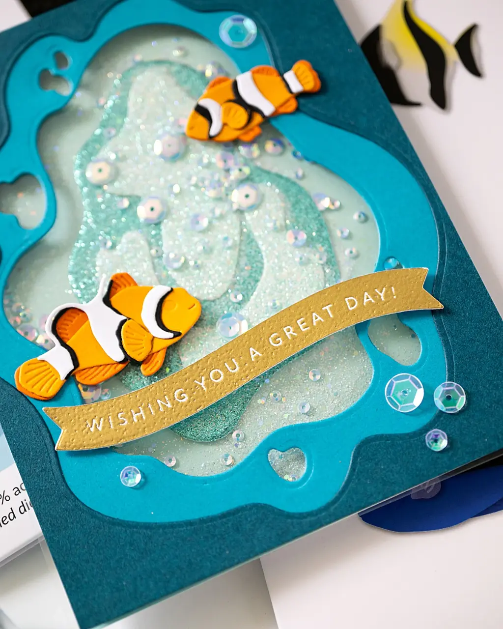 Ocean Windows Shaker card