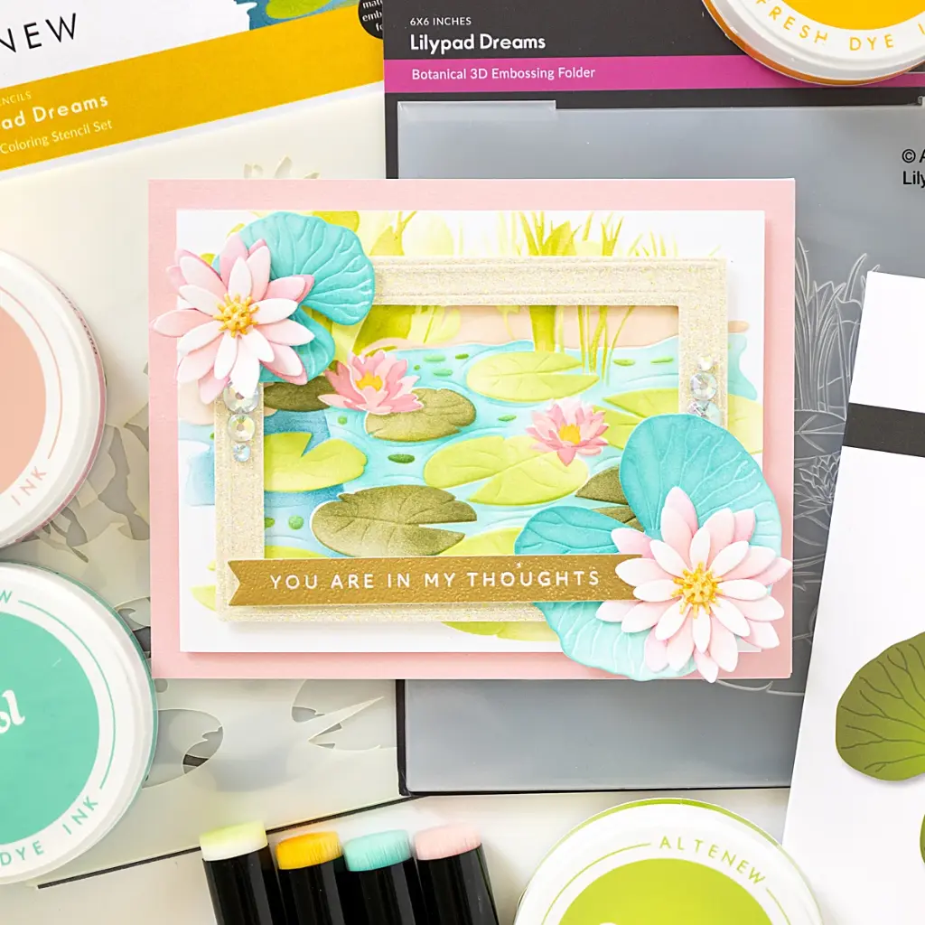 Lilypad Dreams card