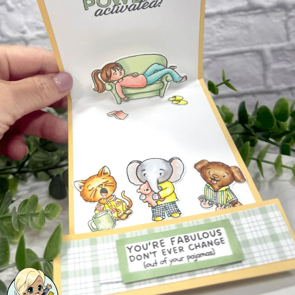 Crafting in Our Jammies: Matchbook Pop-Up Card Challenge