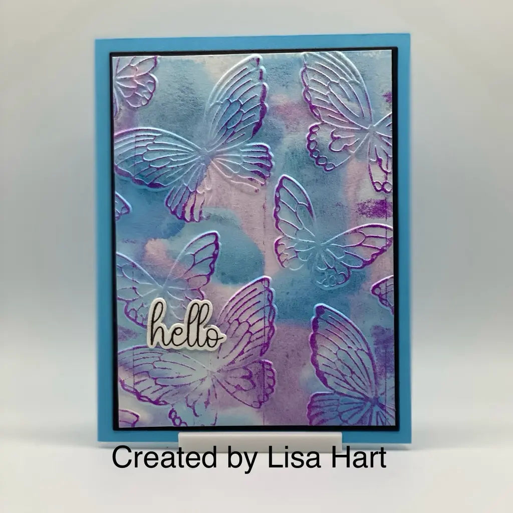 butterfly embossing folder