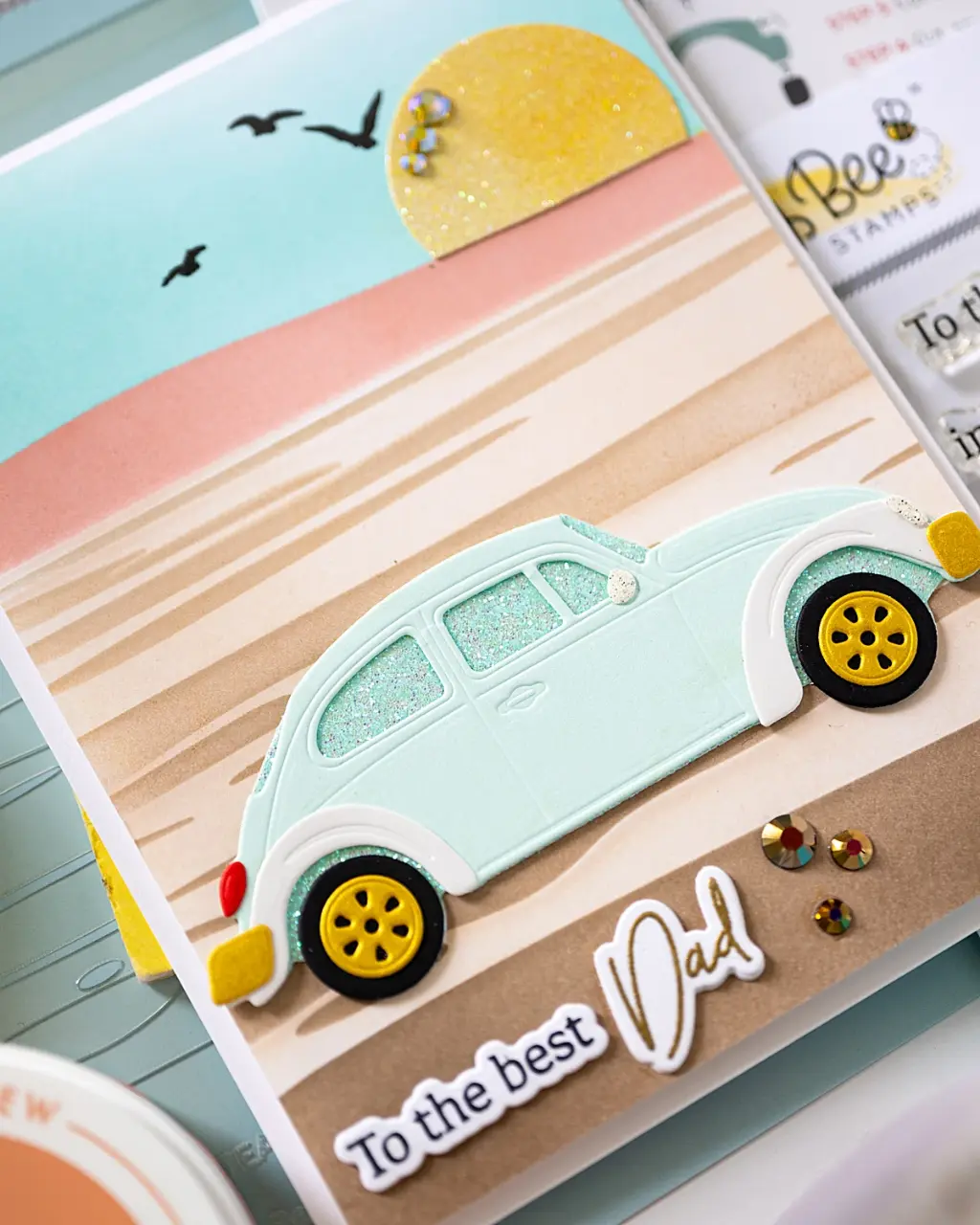 Vintage Bug Father's Day card