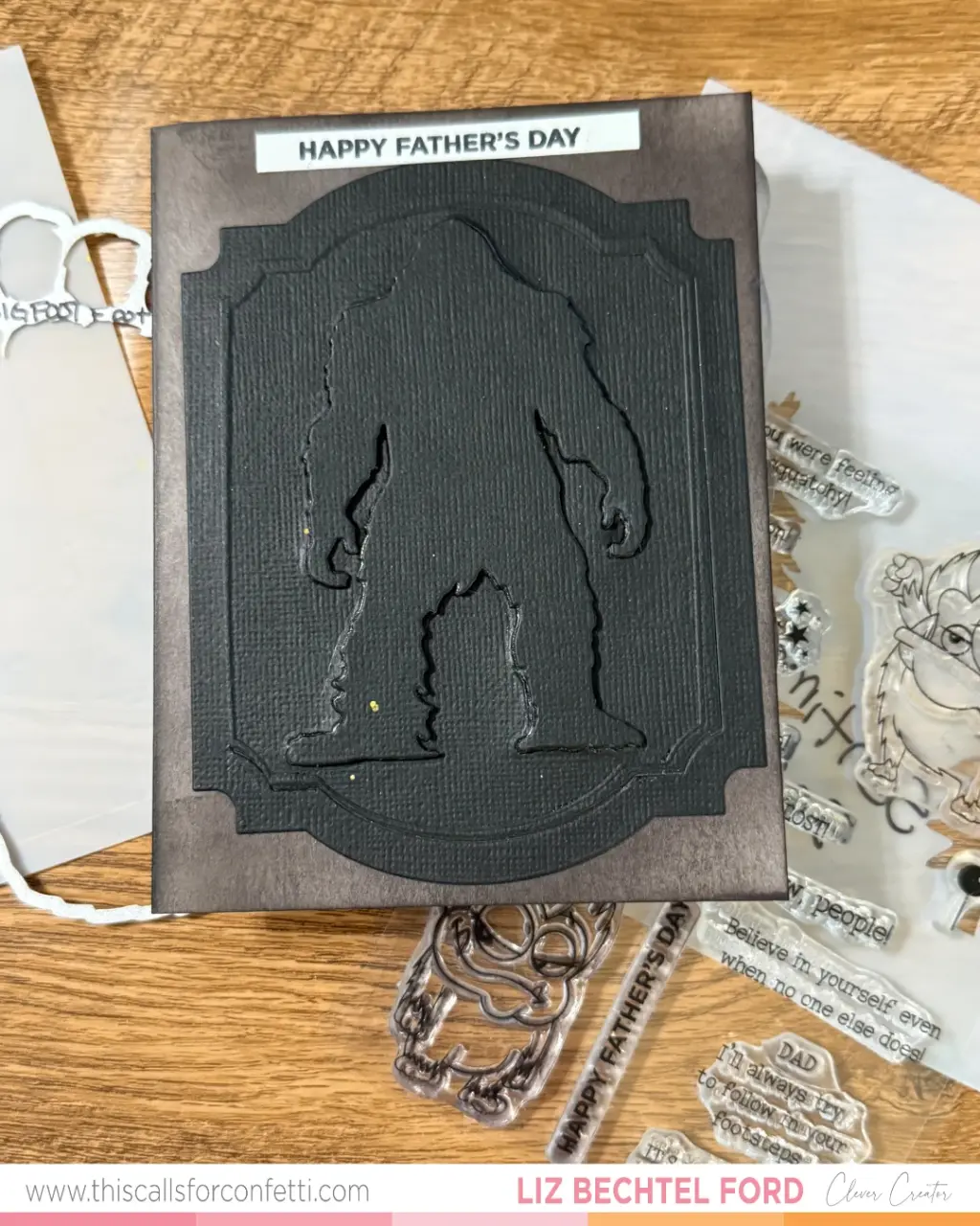 Father's Day Bigfoot Card