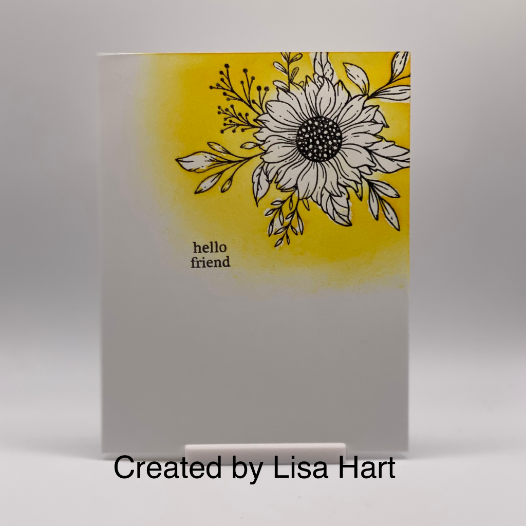 Masked Blooming Sunflower