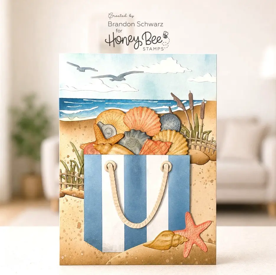 Beach Bag with Shells