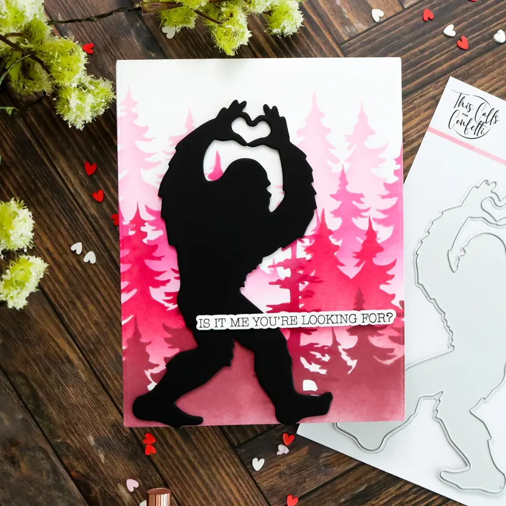 Bigfoot's Valentine | Easy Inkblending