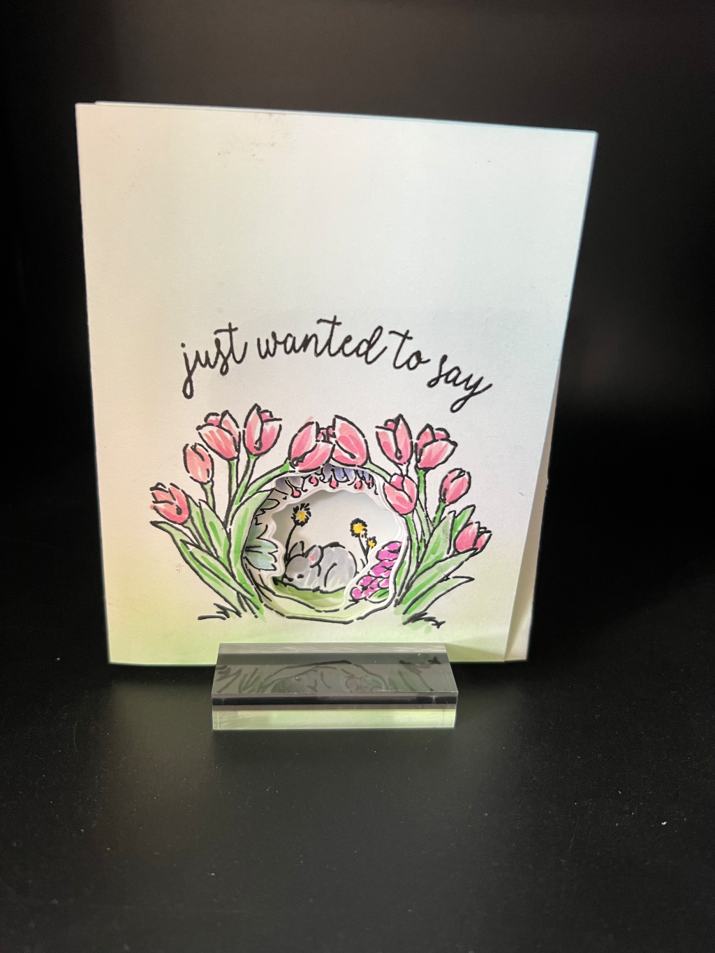 Sweet Bunny tri- fold