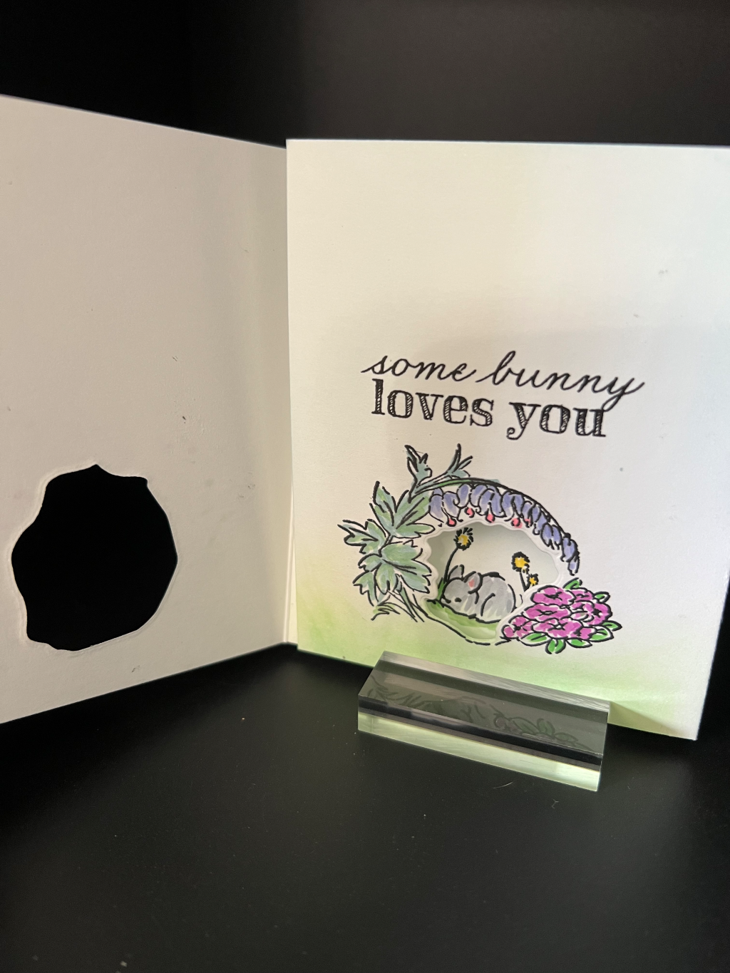 Sweet Bunny tri- fold
