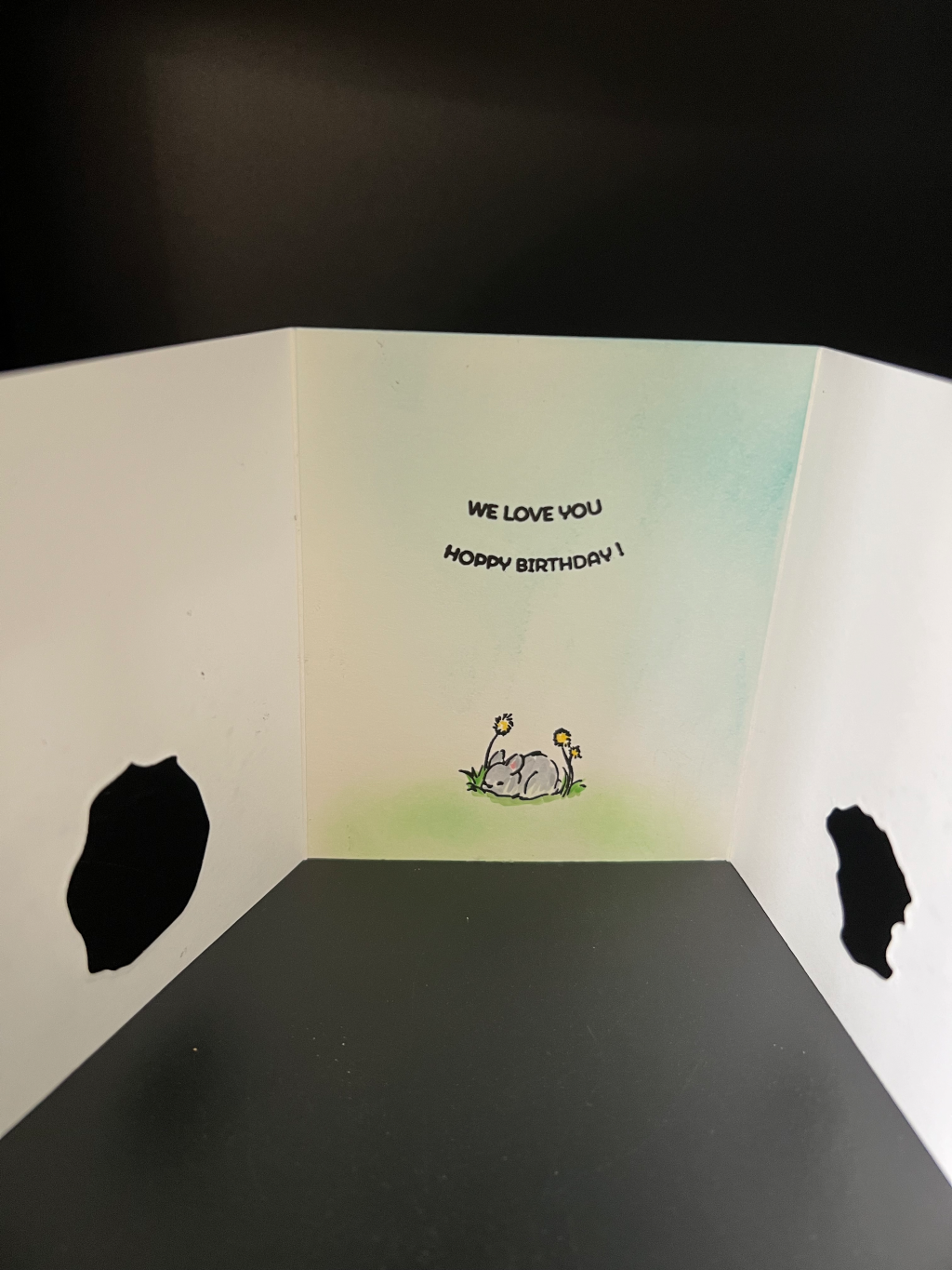 Sweet Bunny tri- fold
