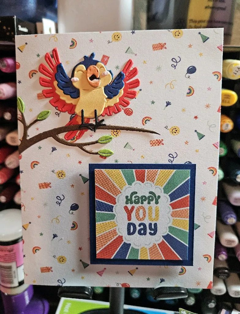 Hip Hip Hooray birthday card