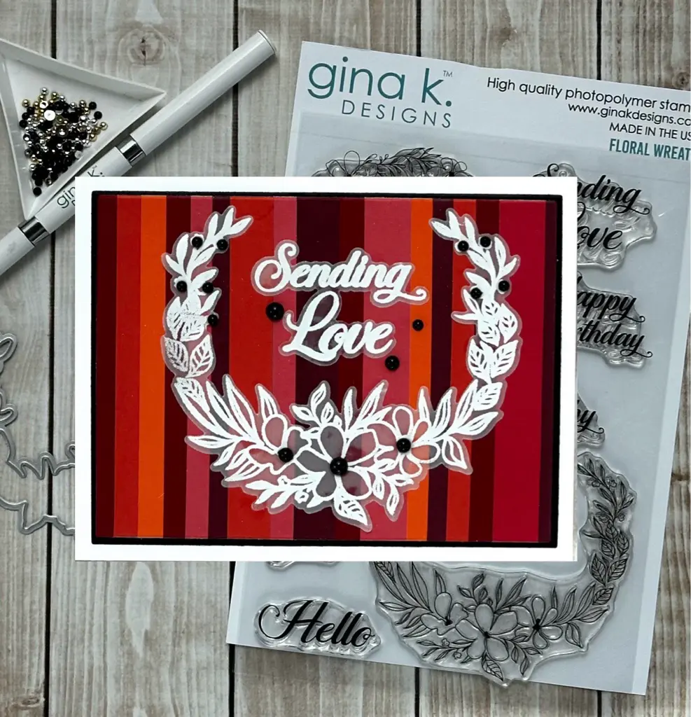 Floral wreath - love