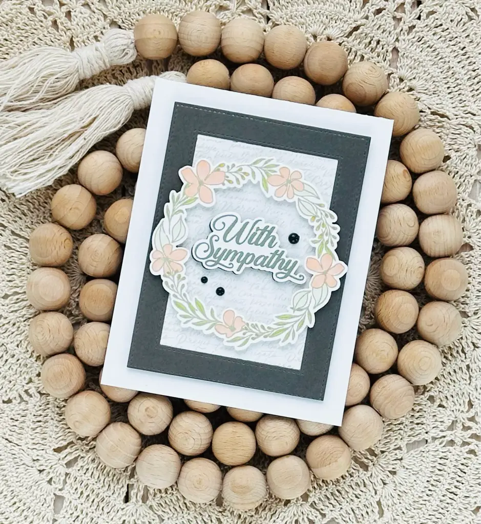 Floral wreath - with sympathy