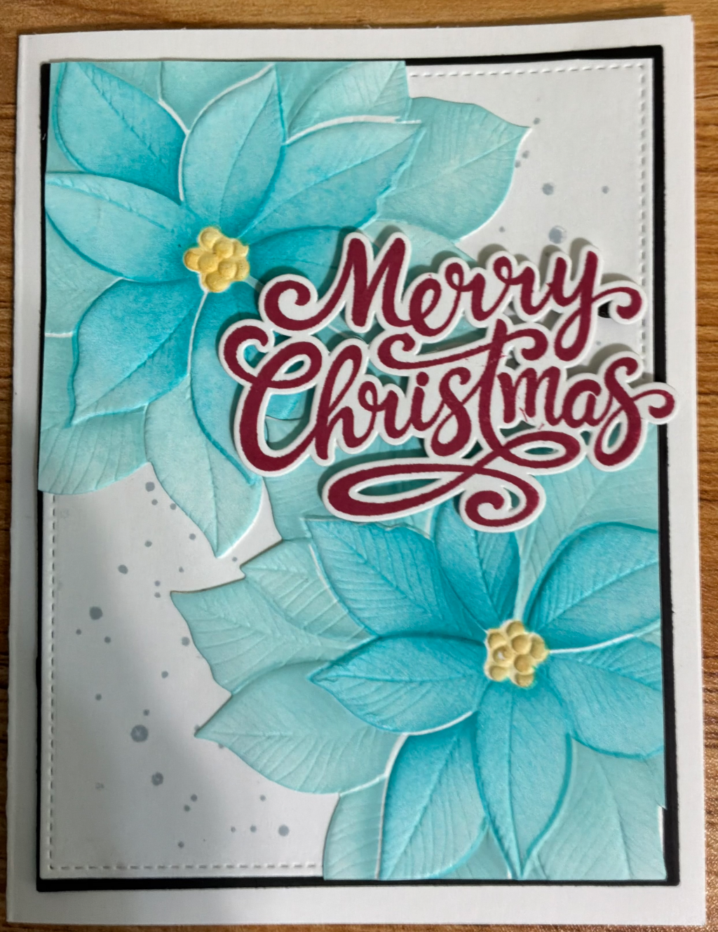 3D poinsettia