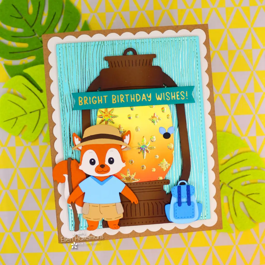 Adventure-Themed Birthday Cards with Deco Foil Accents