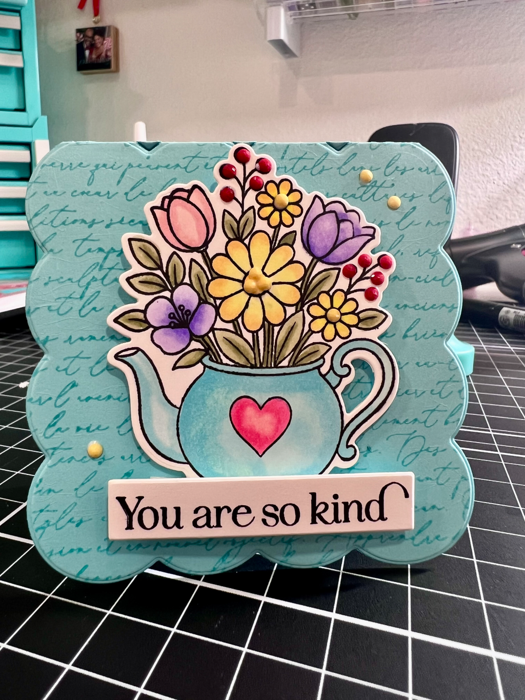 Joy Will Blossom Note Card