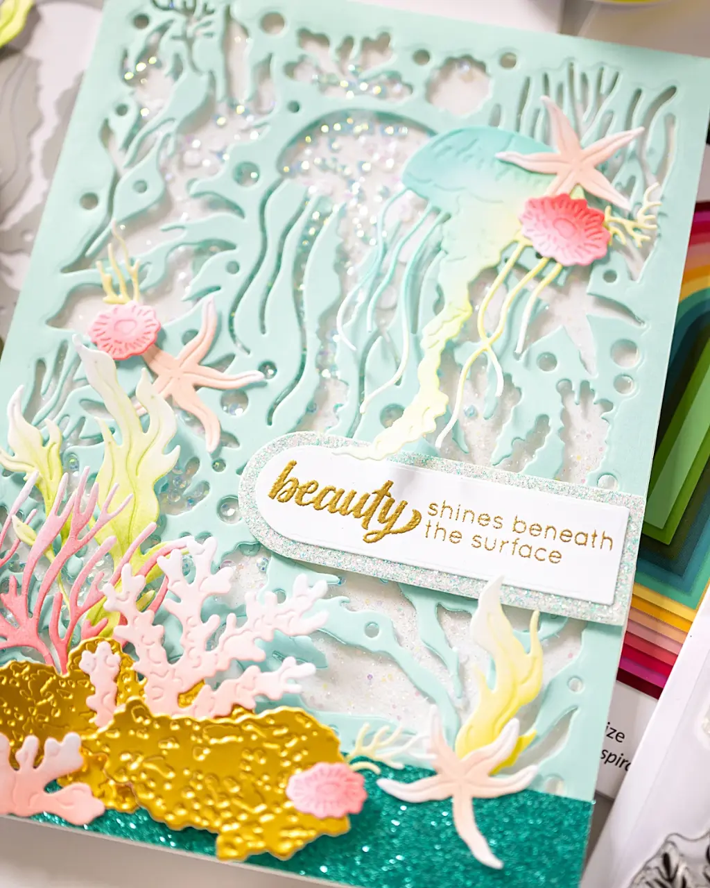 Under the Sea shaker card