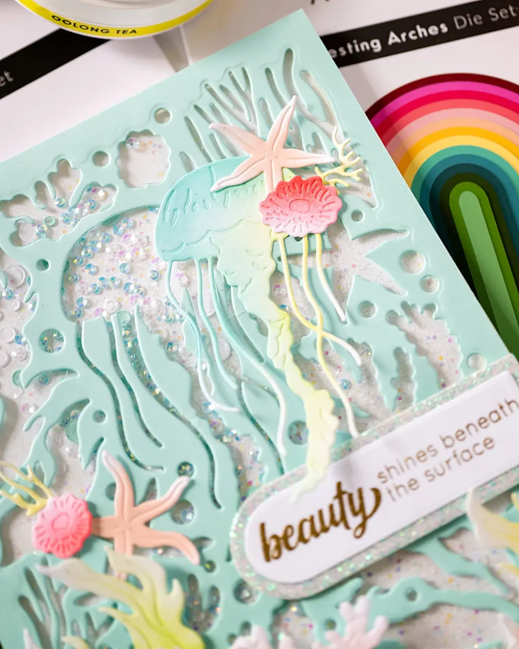 Under the Sea shaker card