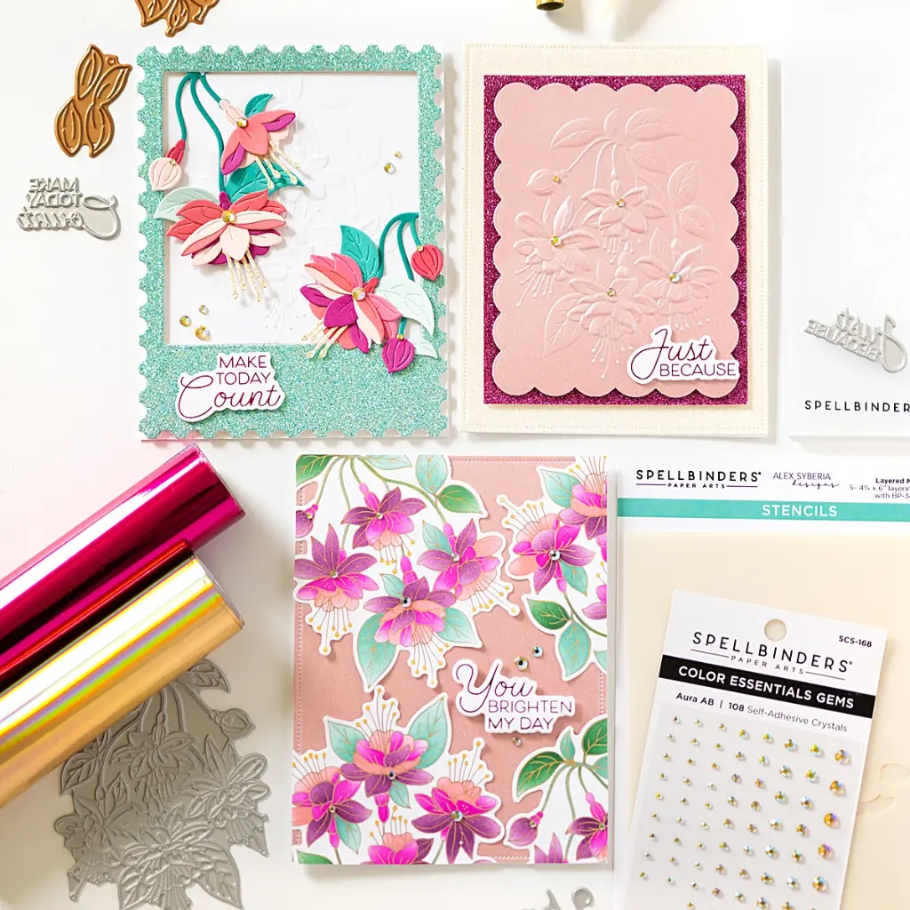 Magical Fuschia card set