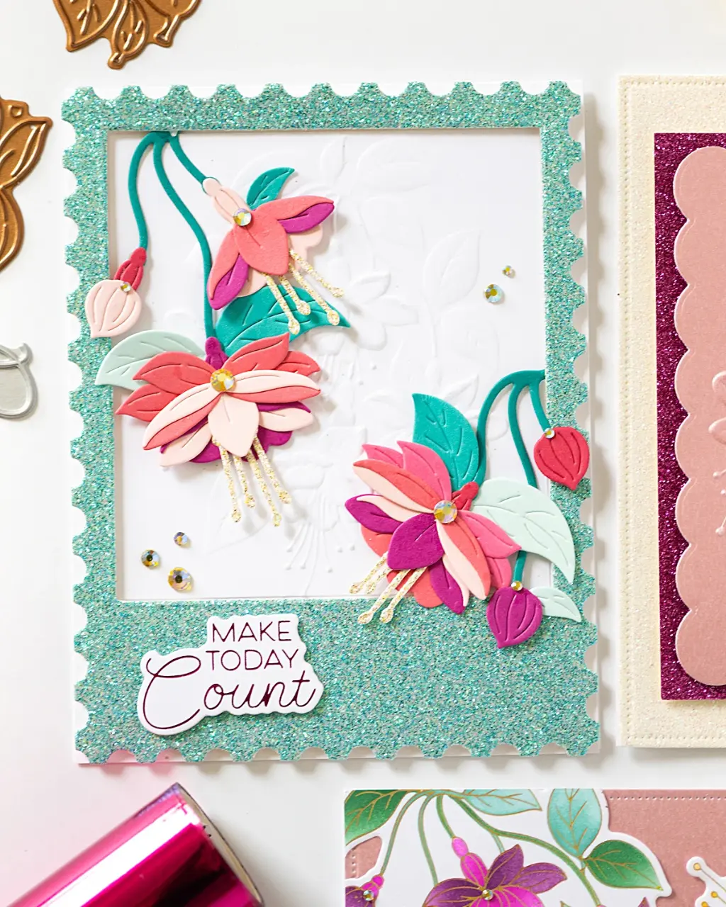 Magical Fuschia card set