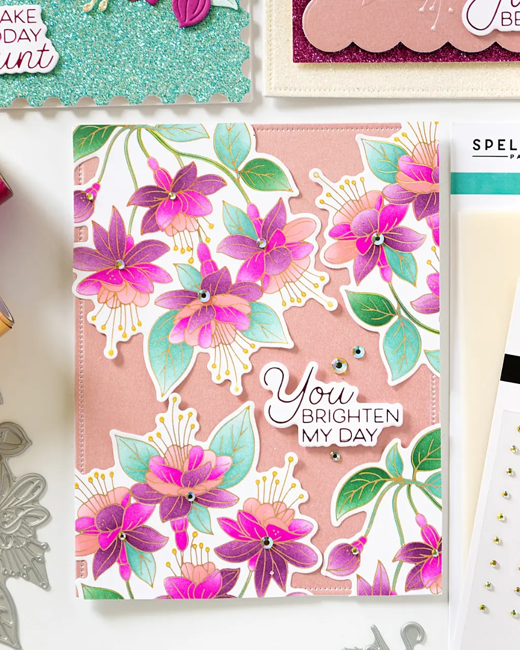 Magical Fuschia card set