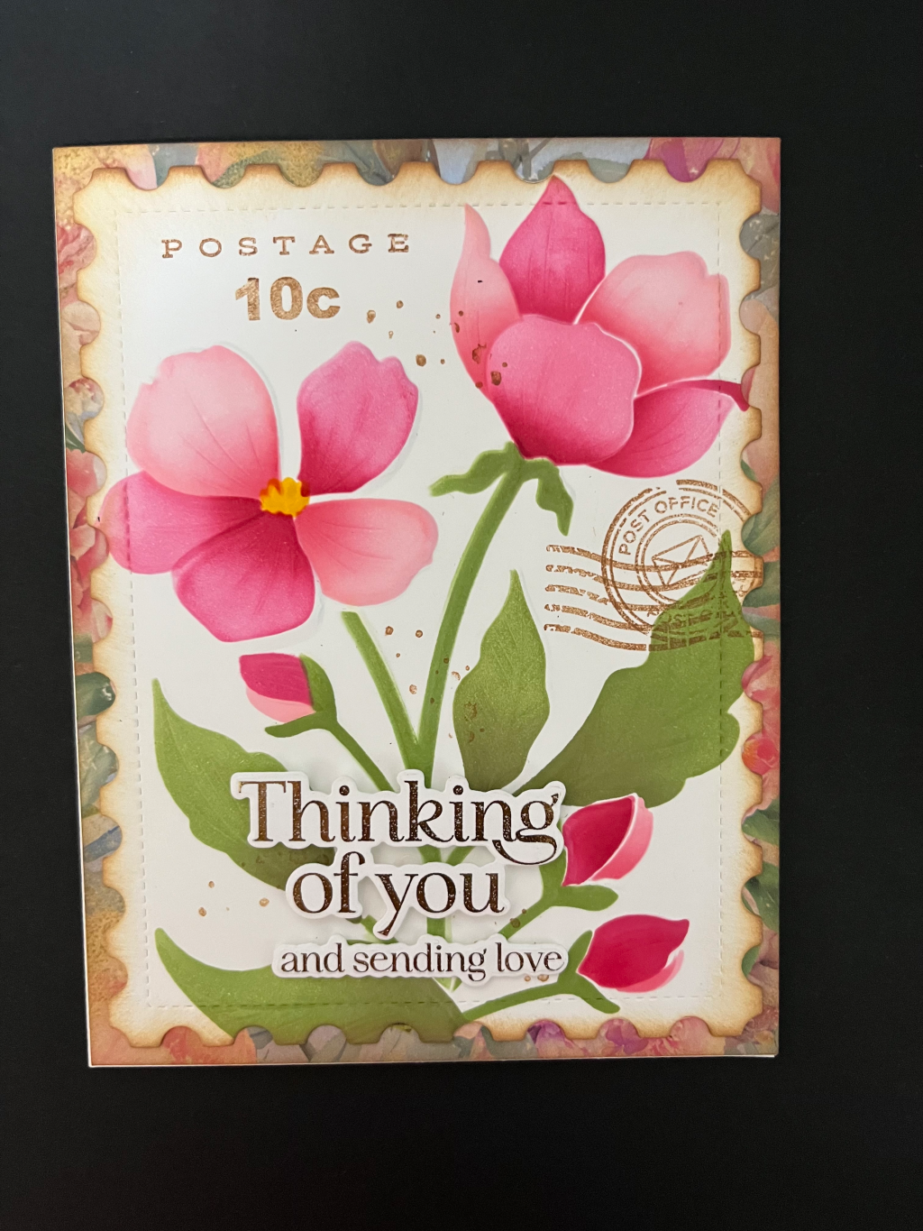 Bursting Blossoms Postage Card
