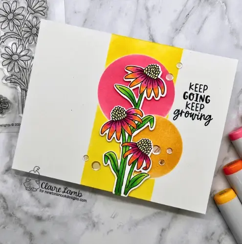 Floral Delights Geometric Card