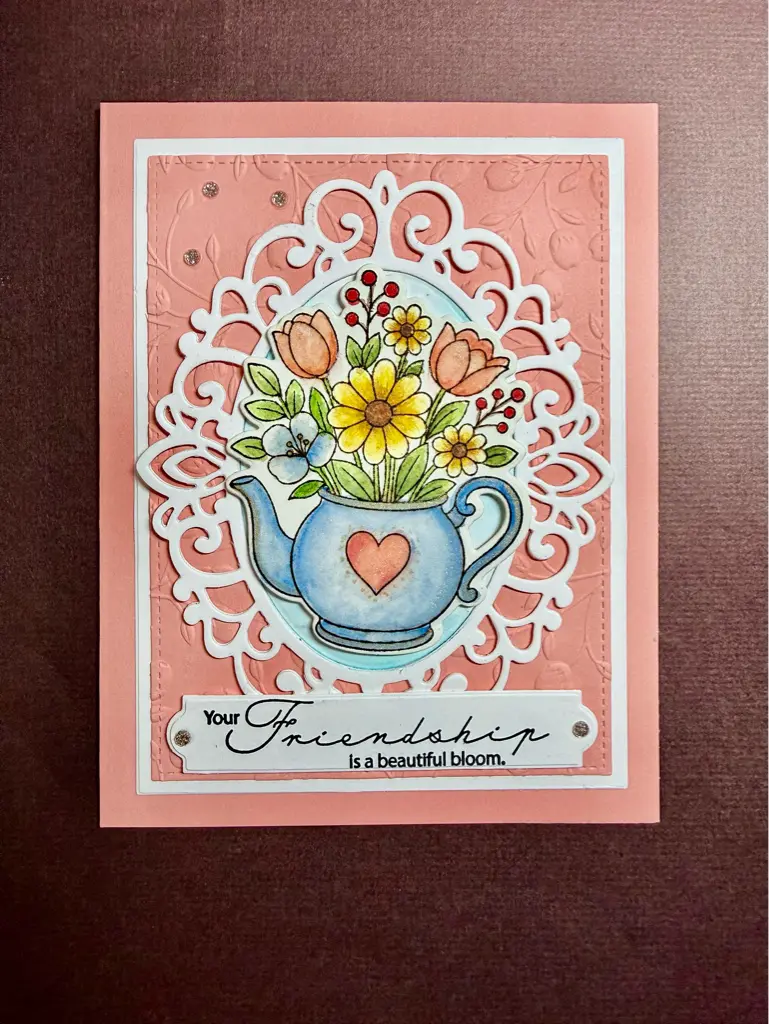 Tea Pot Floral 