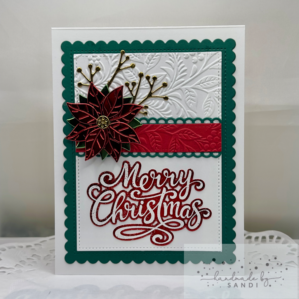 Merry Christmas Poinsettia