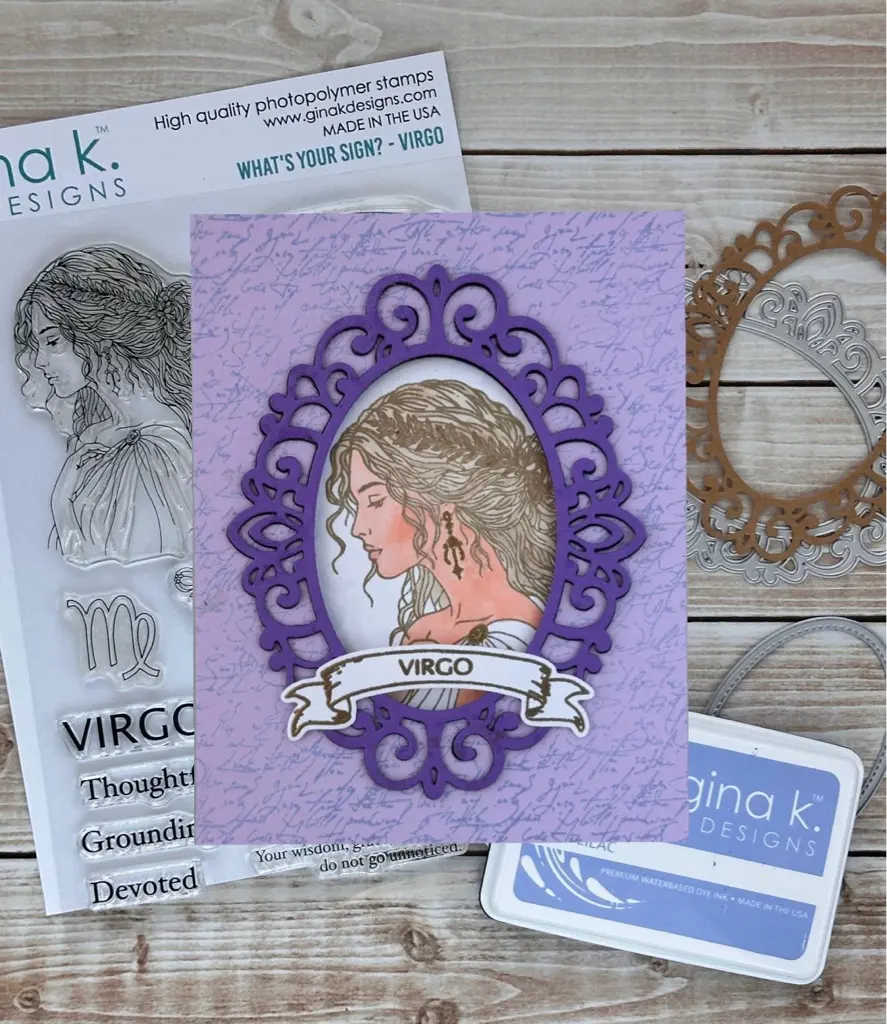 Virgo trifold card