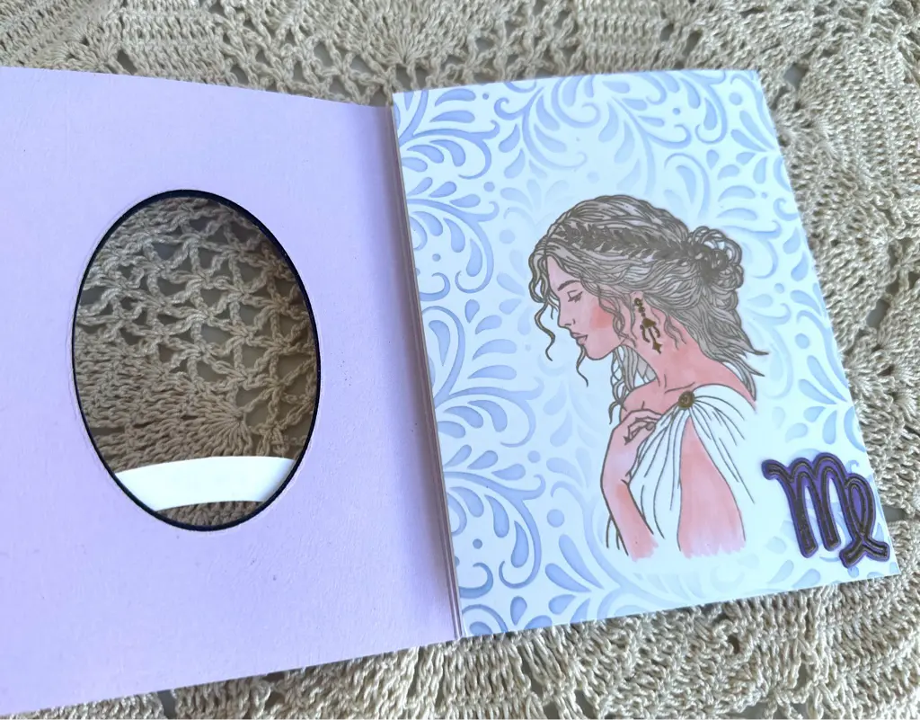 Virgo trifold card