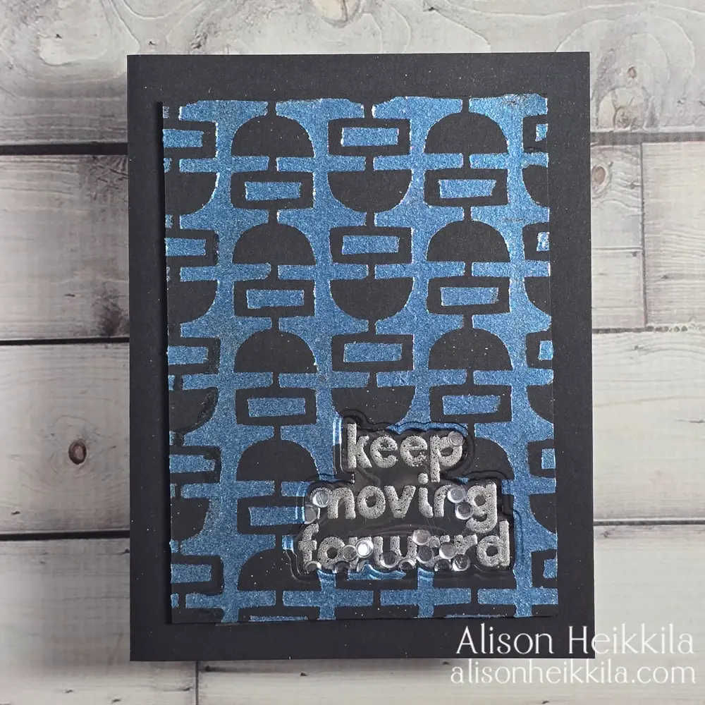 Keep Moving Forward- Mid Century Style