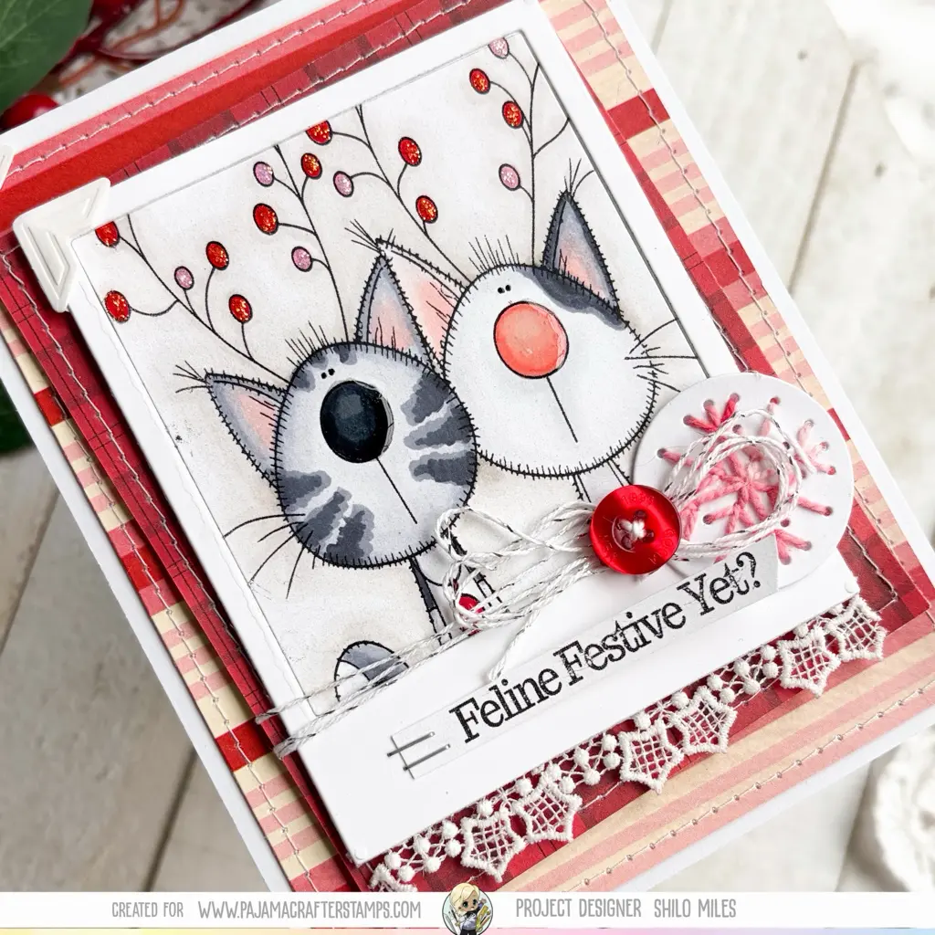 Feline Festive Card DUO