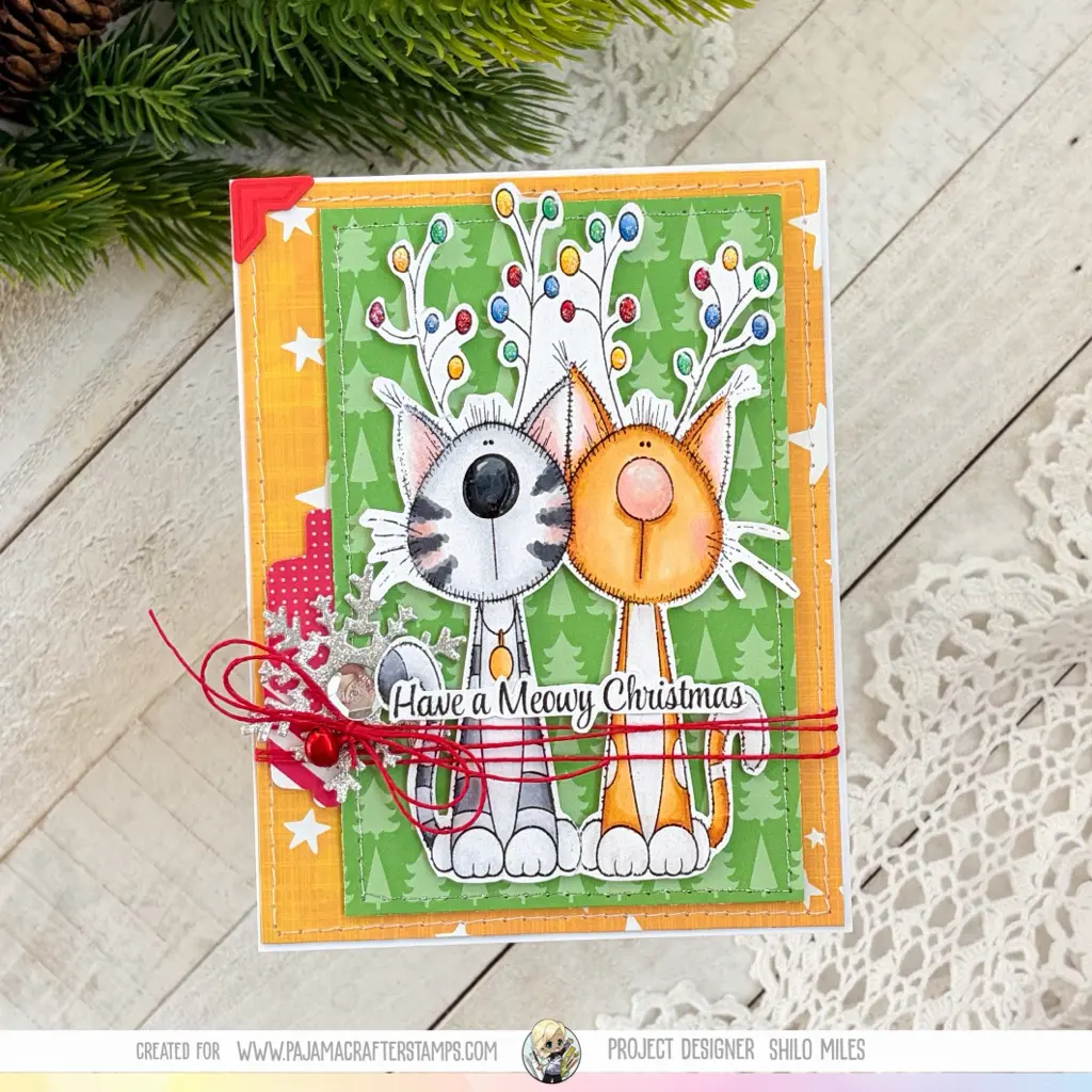Feline Festive Card DUO