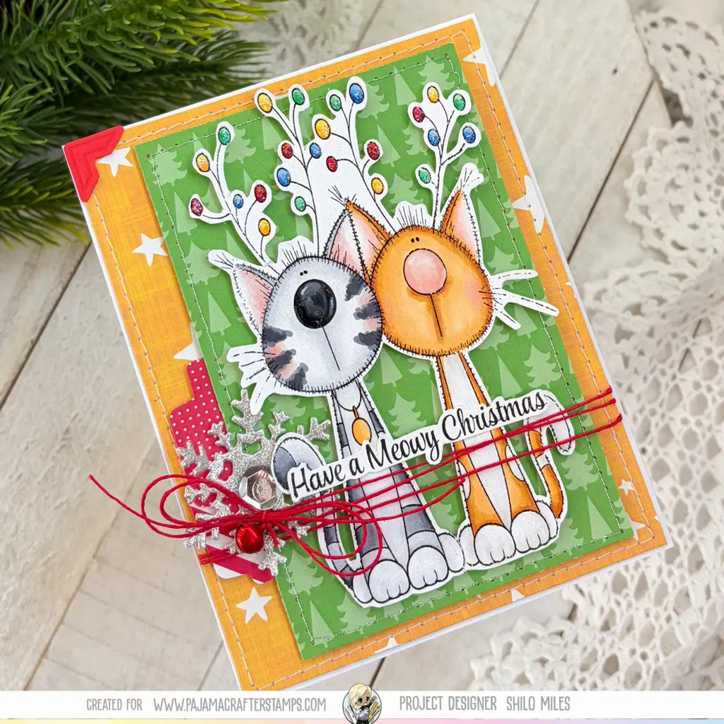 Feline Festive Card DUO