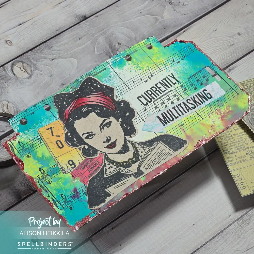 Simple Collaged Tag Using the Turn the Page Collection