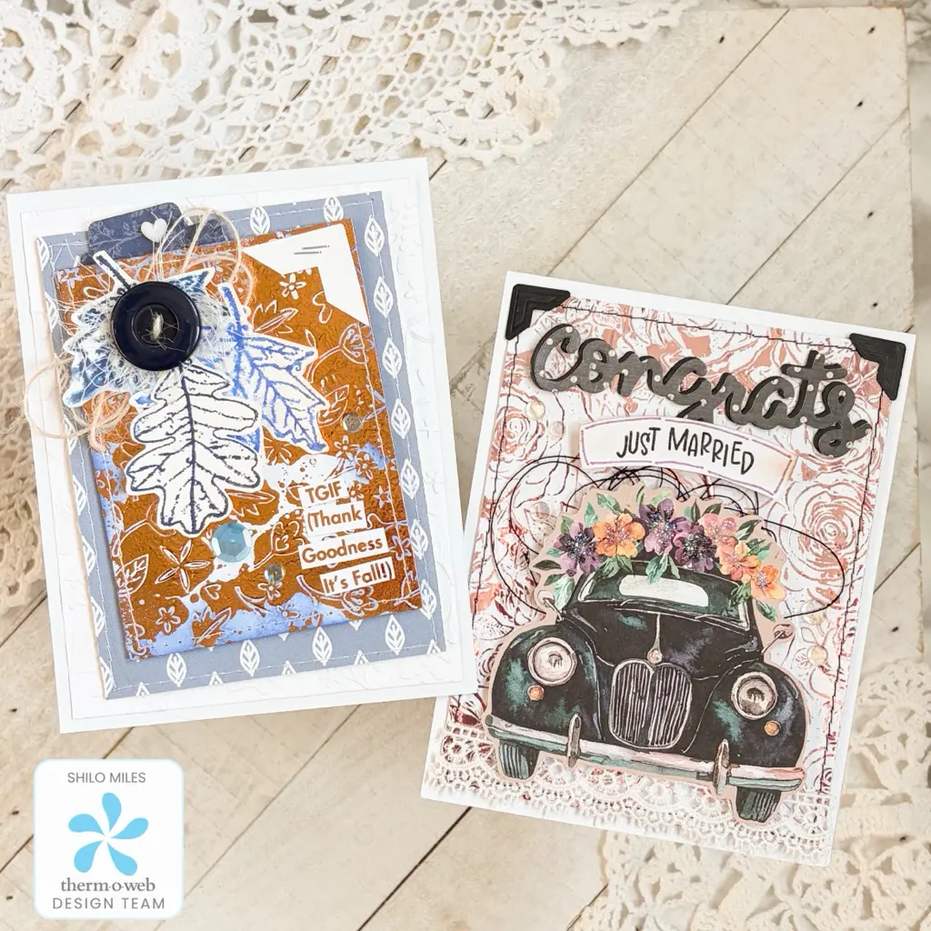 Deco Foil with Embossing Folders