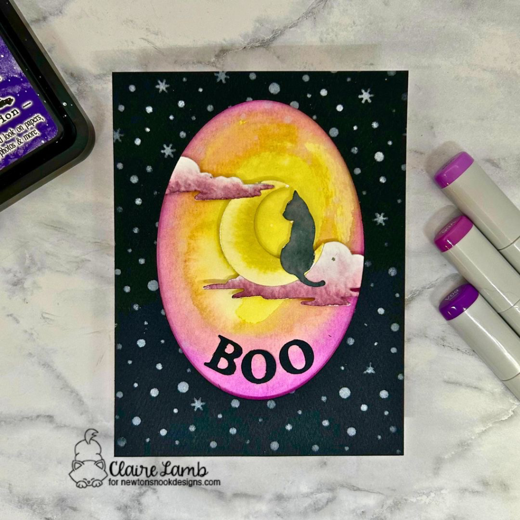 Spooky Cat Card