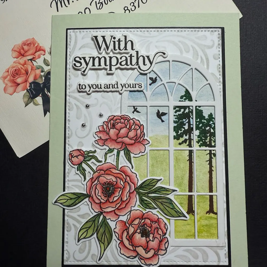 Gina k delicate dahlia’s stamp