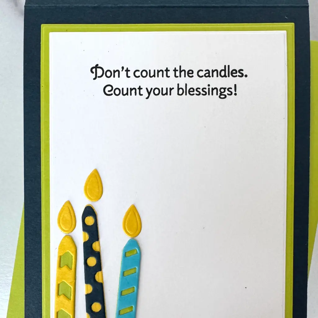 Masculine Birthday Paper Piecing