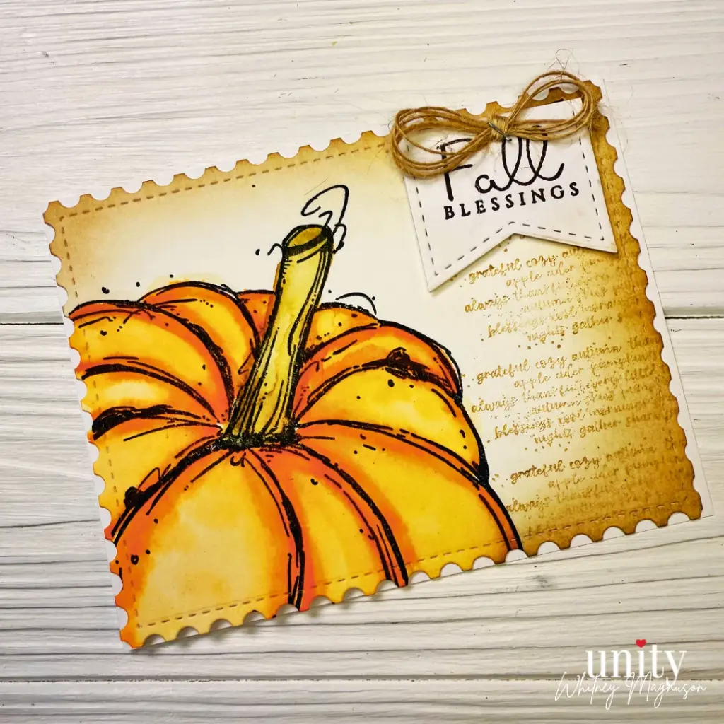 Cozy Autumn Watercolor Card