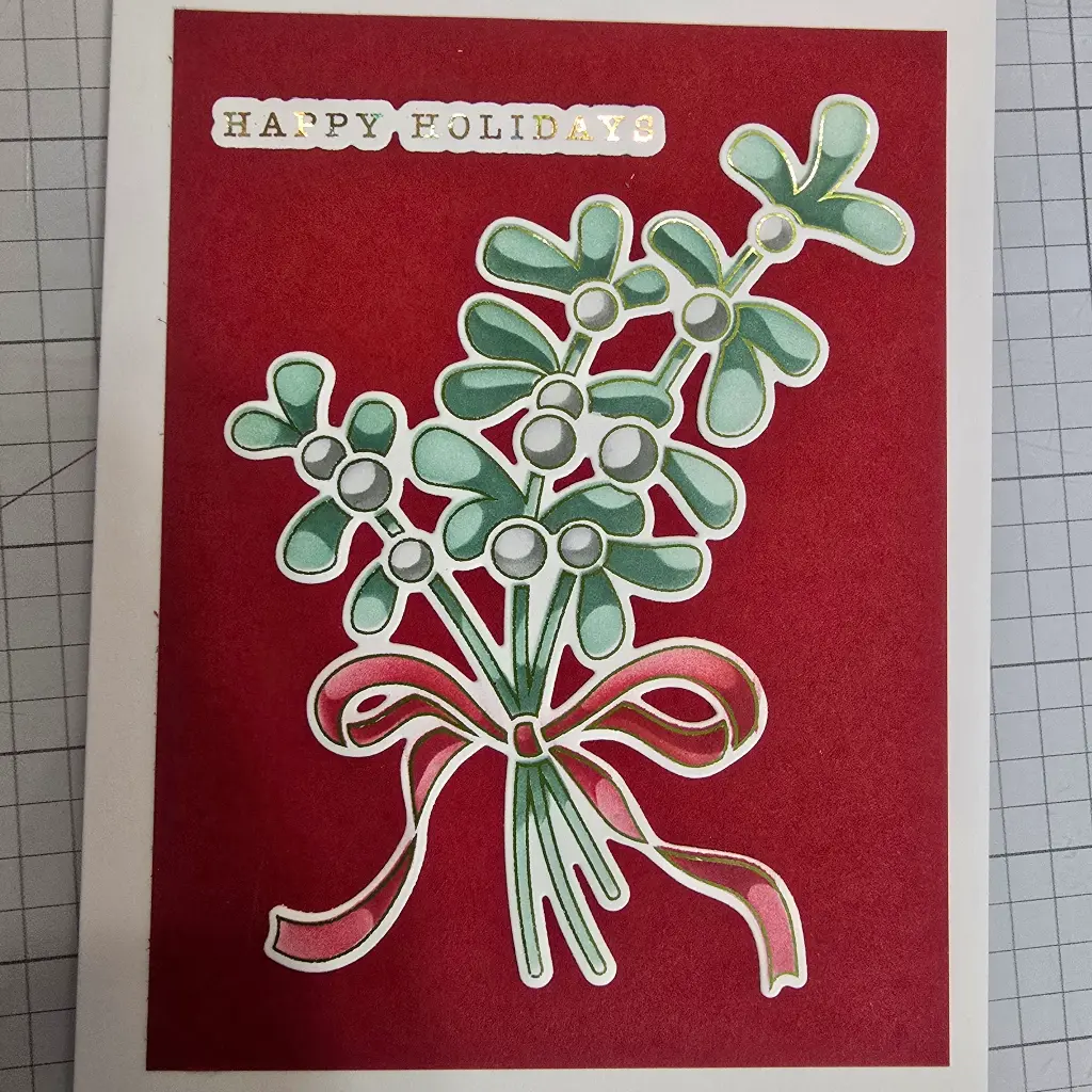 Layered Mistletoe poly-glaze