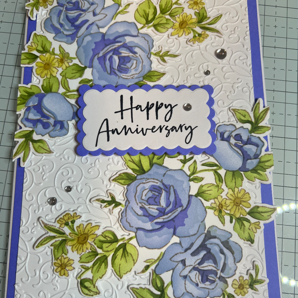 Layers Of Beauty Anniversary Card
