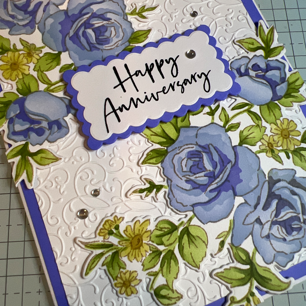 Layers Of Beauty Anniversary Card