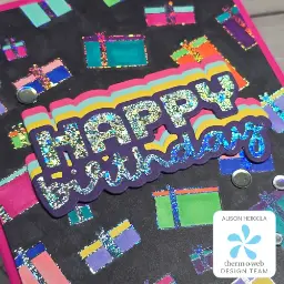Bright Birthday Card with Toner Card Fronts and Copics — photo 3 of 4
