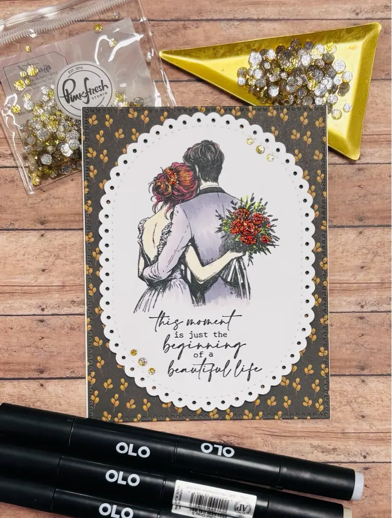 Dramatic Wedding Card — photo 1 of 1