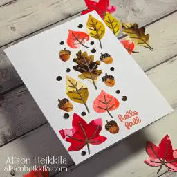 Alcohol Inked Lovely Little Leaves — photo 2 of 3