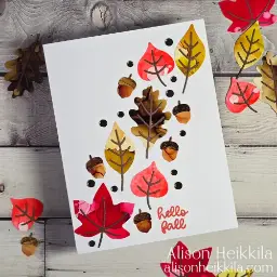 Alcohol Inked Lovely Little Leaves — photo 3 of 3