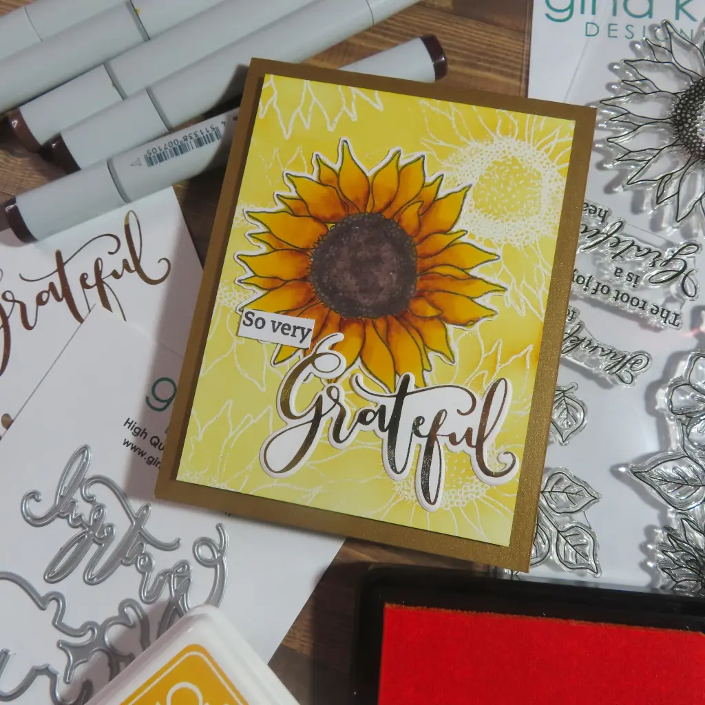 Grateful Sunflowers- Stamp Wars November 2025 Follow-Up — photo 1 of 2