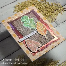 Autumn Greetings with Simple Leaves — photo 2 of 3