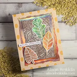 Autumn Greetings with Simple Leaves — photo 3 of 3